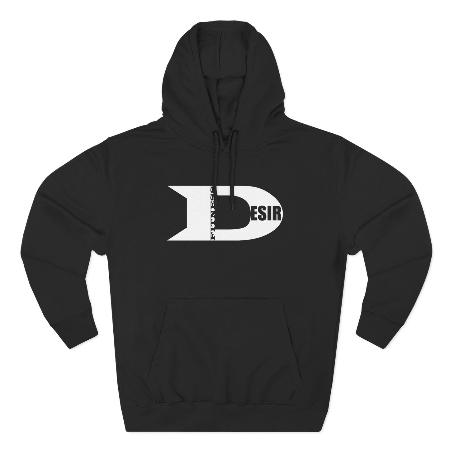 Three-Panel Fleece Hoodie