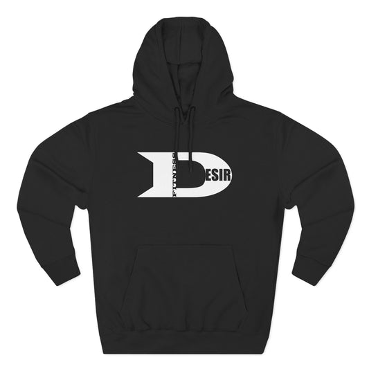 Three-Panel Fleece Hoodie
